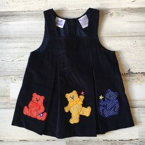 Vintage Bears Dress 6-12 Months